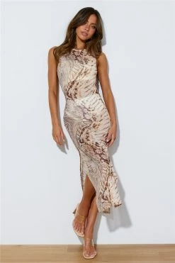 Bodycon Dresses LIONESS True Romance Midi Dress Serpent