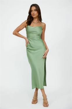 Hello Molly Streets Of Paris Maxi Dress Green