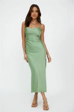 Hello Molly Streets Of Paris Maxi Dress Green
