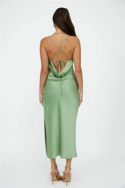 Hello Molly Streets Of Paris Maxi Dress Green