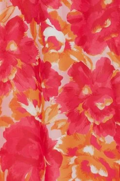 Hello Molly Blooming Season Midi Dress Red