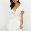 Hello Molly Day Dresses Lover Of Lace Mini Dress White