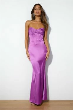 Hello Molly Take A Ride Maxi Dress Purple