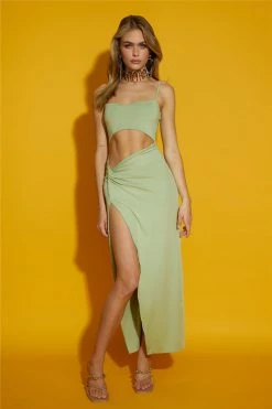 Hello Molly Fave Girl Maxi Dress GREEN Maxi Dresses