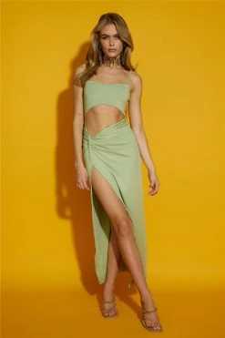 Hello Molly Fave Girl Maxi Dress GREEN Maxi Dresses