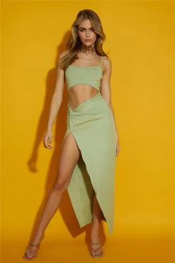 Hello Molly Fave Girl Maxi Dress GREEN Maxi Dresses