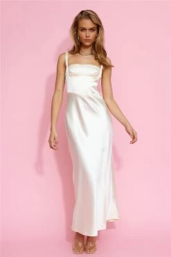 Hello Molly Race To Sunlight Maxi Dress Champagne Maxi Dresses