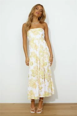 Hello Molly Maxi Dresses Easy Breezy Dress Yellow