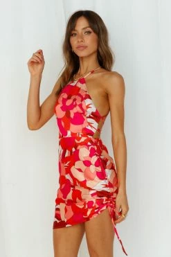 Cheapest ๐งจ Backless ๐ Dresses RUNAWAY Tammy Mini ๐ Dress Fuchsia Floral ๐งจ 11 Backless Dresses RUNAWAY Tammy Mini Dress Fuchsia Floral