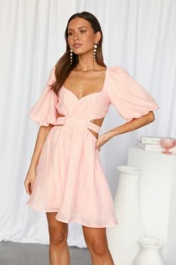 Hello Molly Ridin This Wave Dress Pink