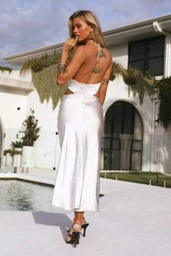 Hello Molly Sunlight Waltzing Maxi Dress Cream