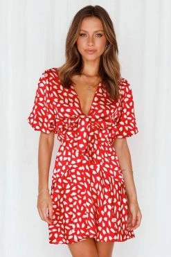 Hello Molly Dainty Dreams Dress Red