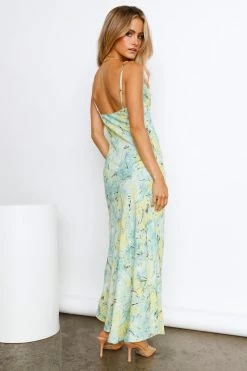 Hello Molly Maxi Dresses No Yesterday Maxi Dress Green