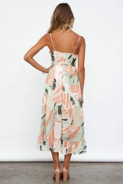 Hello Molly Begonia Bloom Maxi Dress Pink Day Dresses