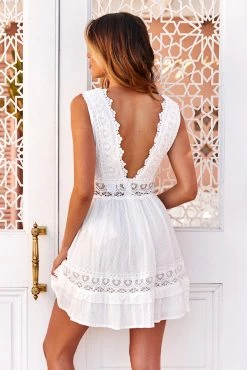 Wholesale ๐งจ Hello Molly Why Sit And Wait ๐ Dress White Backless ๐ Dresses ๐ฅฐ 9 Hello Molly Why Sit And Wait Dress White Backless Dresses