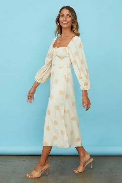 Hello Molly Day Dresses Middle Child Midi Dress Yellow