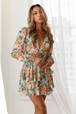 HELLO MOLLY Miami Love Dress Mint