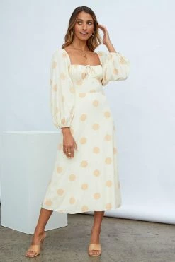 Hello Molly Day Dresses Middle Child Midi Dress Yellow