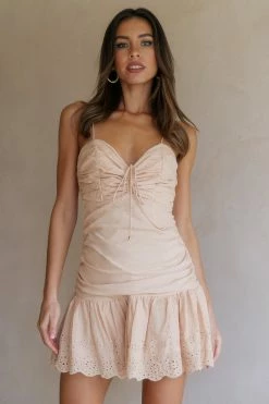 Hello Molly Away We Go Dress Peach Day Dresses