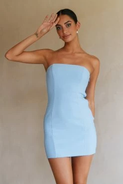 Hello Molly Bodycon Dresses Candy Locks Dress Blue