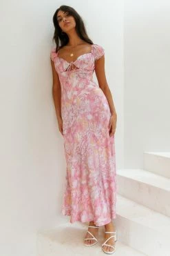 Hello Molly Kingdom Loving Midi Dress Pink Day Dresses