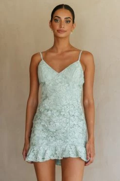 Hello Molly Start The Countdown Dress Avocado