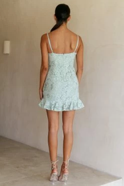 Hello Molly Start The Countdown Dress Avocado