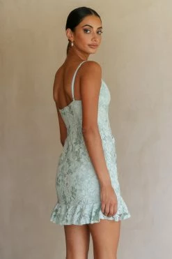 Hello Molly Start The Countdown Dress Avocado