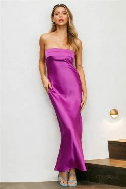 Hello Molly Coolness Calling Maxi Dress Purple Backless Dresses