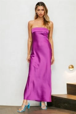Hello Molly Coolness Calling Maxi Dress Purple Backless Dresses
