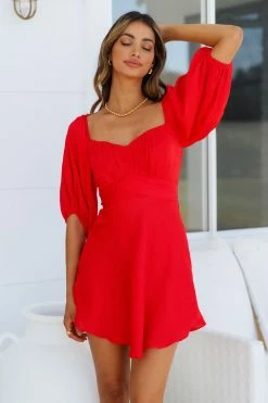 Hello Molly Fate Found Us Dress Red Homecoming Dresses