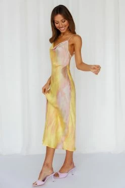 Wholesale π Hello Molly Mirror Mirror On The Wall Midi π Dress Yellow π 10 Hello Molly Mirror Mirror On The Wall Midi Dress Yellow