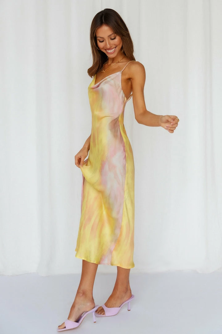 Wholesale π Hello Molly Mirror Mirror On The Wall Midi π Dress Yellow π 4 Hello Molly Mirror Mirror On The Wall Midi Dress Yellow