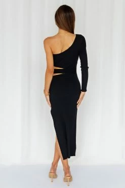 Best Pirce โจ Bodycon ๐ Dresses RUNAWAY Galina Knit Midi ๐ Dress Black ๐ฏ 14 Bodycon Dresses RUNAWAY Galina Knit Midi Dress Black