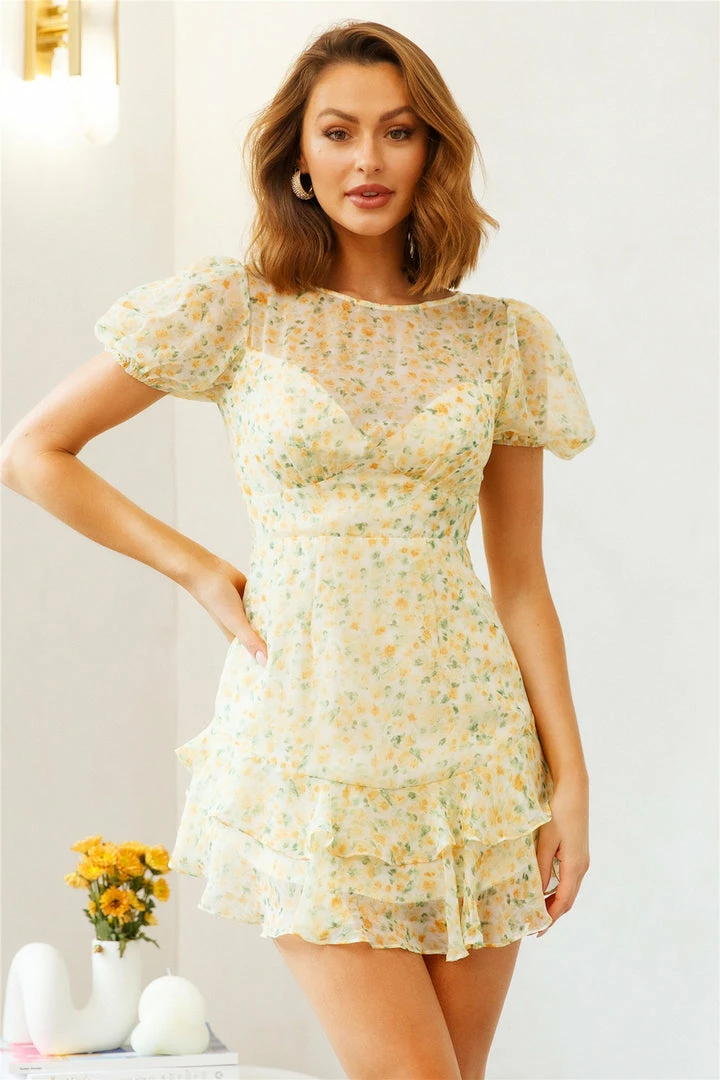 New 🔥 Hello Molly Cupcake Cutie 👗 Dress Yellow 🔔 3 Hello Molly Cupcake Cutie Dress Yellow