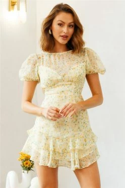 Hello Molly Cupcake Cutie Dress Yellow
