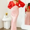Hello Molly Drip Elegance Maxi Dress Pink