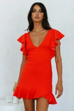 Hello Molly Backless Dresses Magic Spell Dress Red