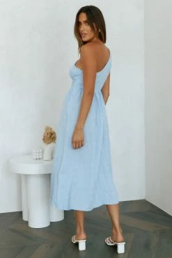 Best deal ๐ฅฐ Hello Molly Drive Far Away Midi ๐ Dress Blue โ 10 Hello Molly Drive Far Away Midi Dress Blue