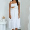 Hello Molly So Ready Midi Dress White