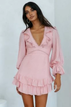 Hello Molly Want To Warn You Dress Pink