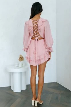 Hello Molly Want To Warn You Dress Pink