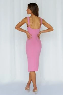 Outlet π Hello Molly Nights Of Passion Midi π Dress Hot Pink π 10 Hello Molly Nights Of Passion Midi Dress Hot Pink