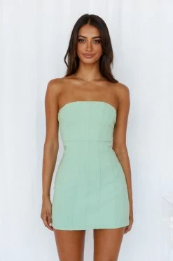 Hello Molly Bodycon Dresses Cherry Taste Dress Green