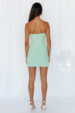 Hello Molly Bodycon Dresses Cherry Taste Dress Green