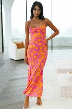 Hello Molly Hey Girl Midi Dress Purple