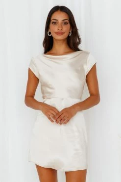 Hello Molly Top Position Dress Champagne Backless Dresses