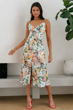 Hello Molly Under The Sun Midi Dress Floral Day Dresses