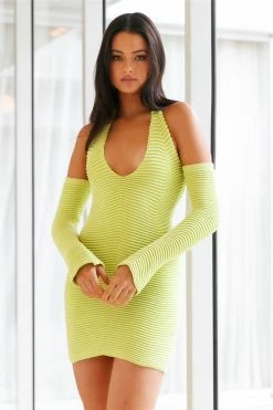 RUNAWAY Nadia Dress Citrus Backless Dresses