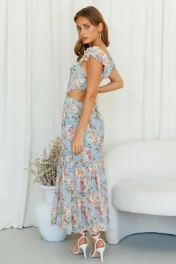 Hello Molly Moment Of Love Midi Dress Blue